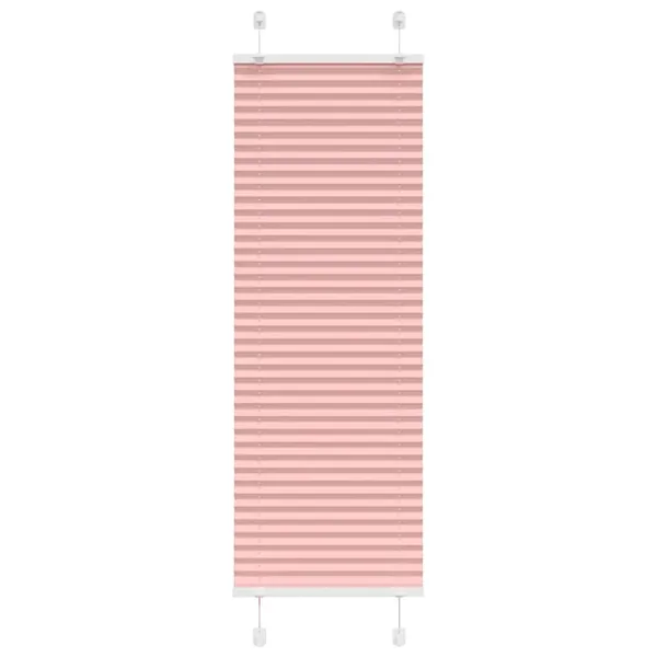 Store plissé rose 45x150 cm largeur du tissu 44,4 cm polyester