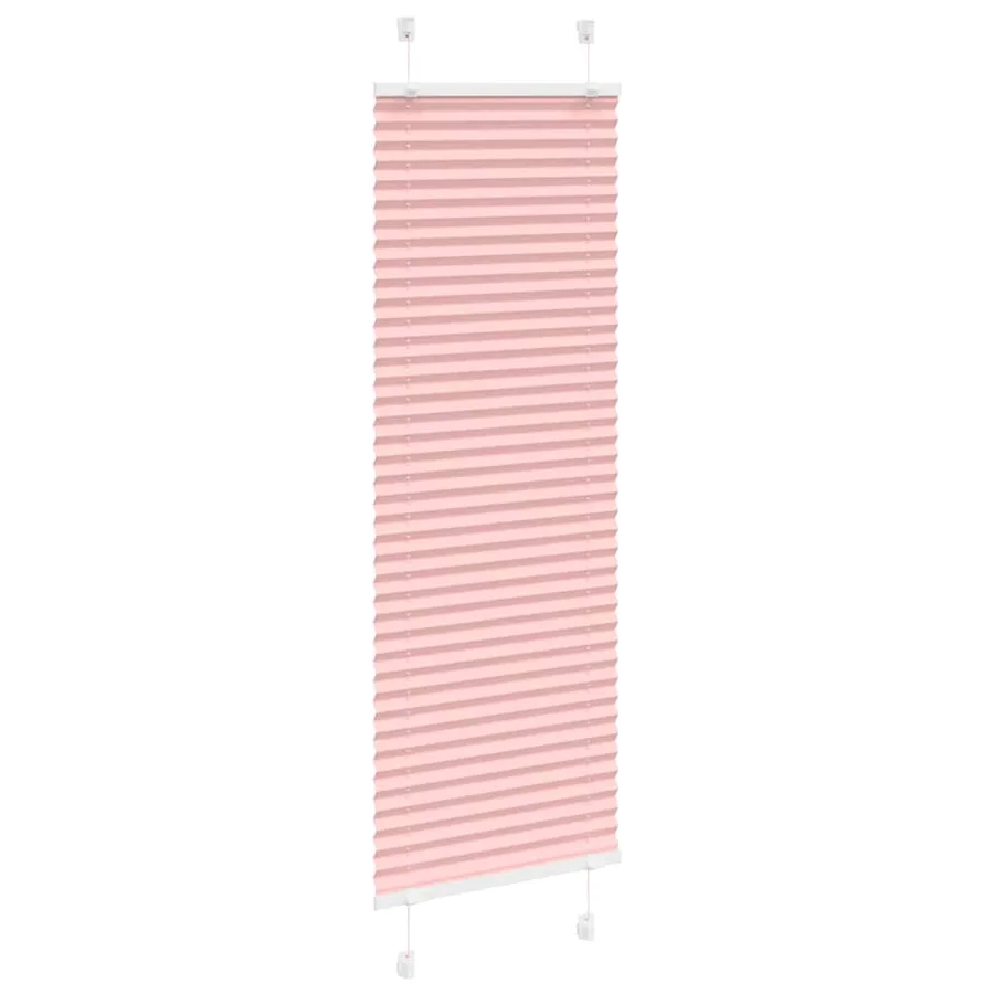 Store plissé rose 45x150 cm largeur du tissu 44,4 cm polyester - 3