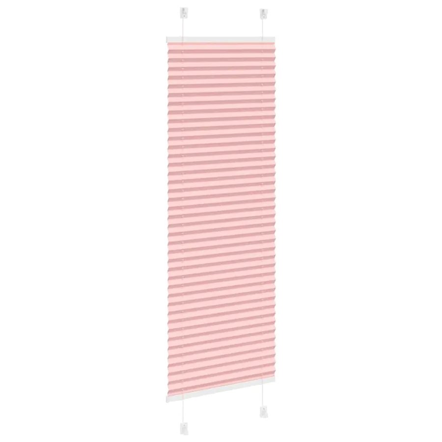 Store plissé rose 45x150 cm largeur du tissu 44,4 cm polyester - 4