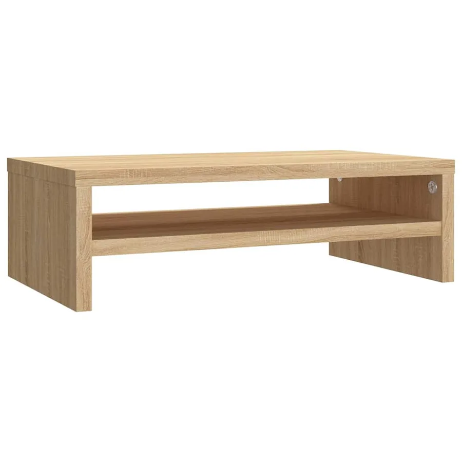 Support de moniteur Chêne sonoma 42x24x13 cm Bois d’ingénierie - 2