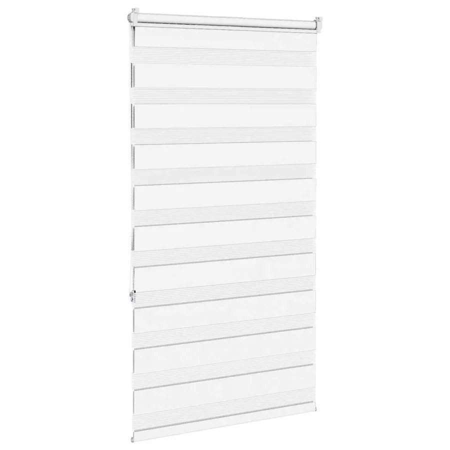 Store zèbre blanc 85x150 cm largeur du tissu 80,9 cm polyester - 4