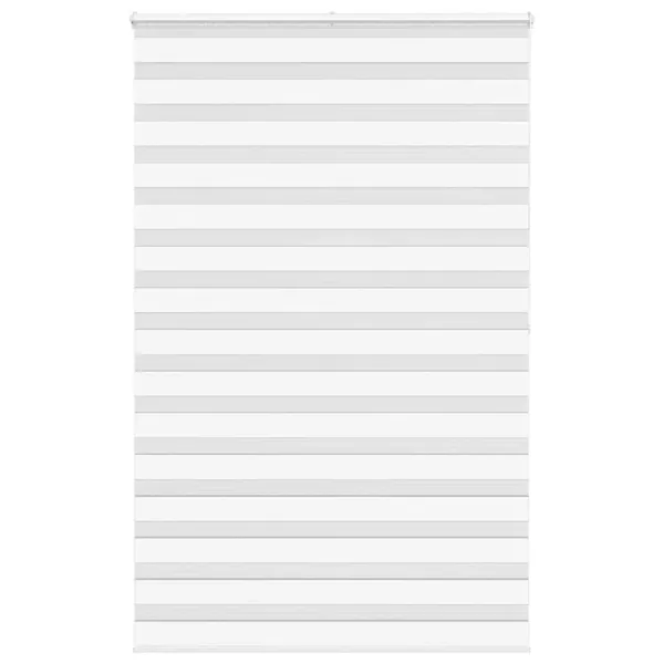 Store zèbre blanc 145x200 cm largeur du tissu 140,9cm polyester