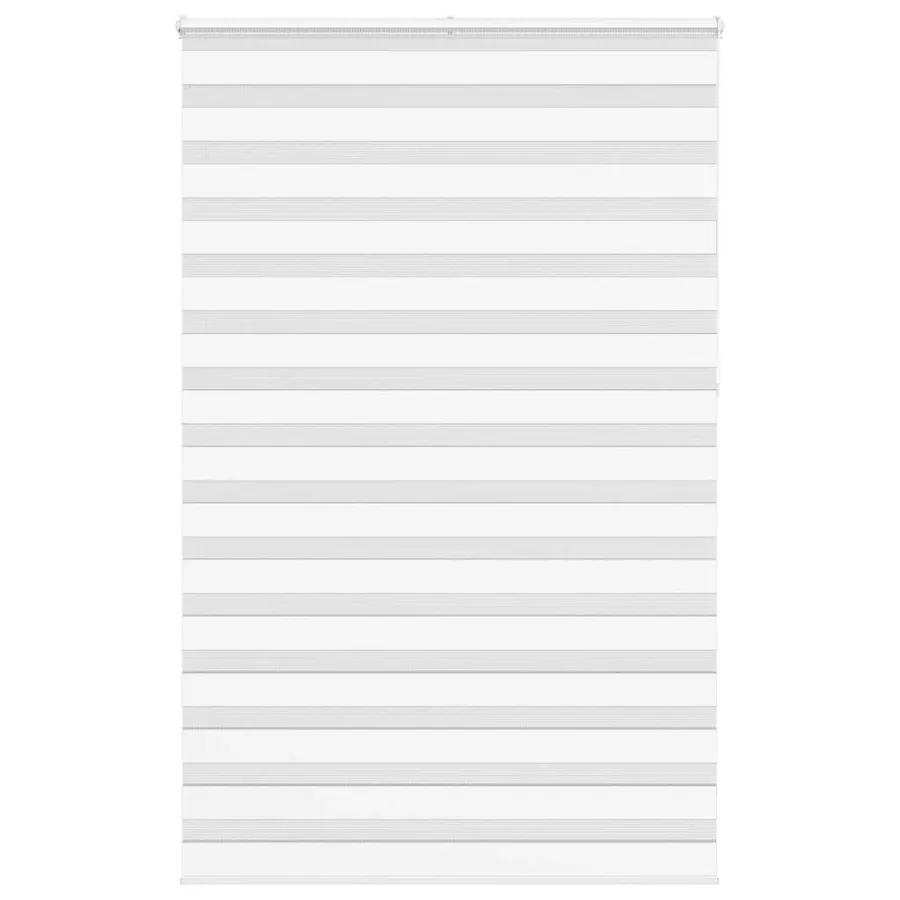 Store zèbre blanc 145x230 cm largeur du tissu 140,9cm polyester