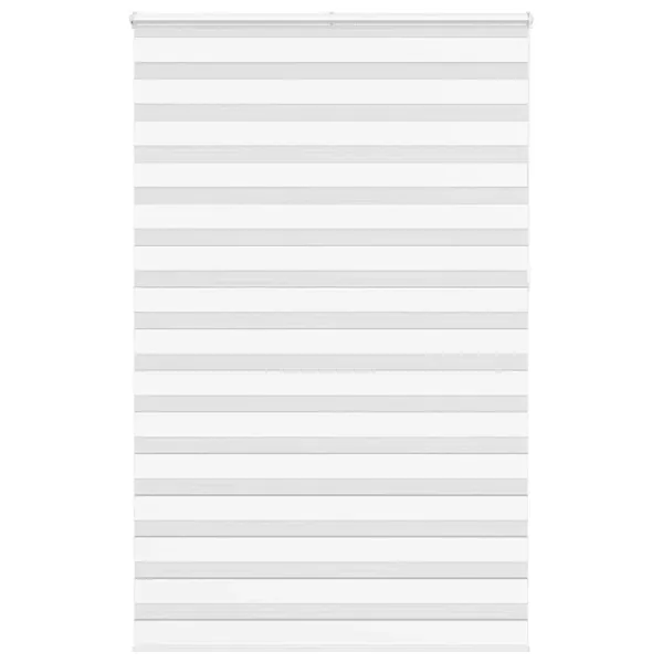 Store zèbre blanc 145x230 cm largeur du tissu 140,9cm polyester