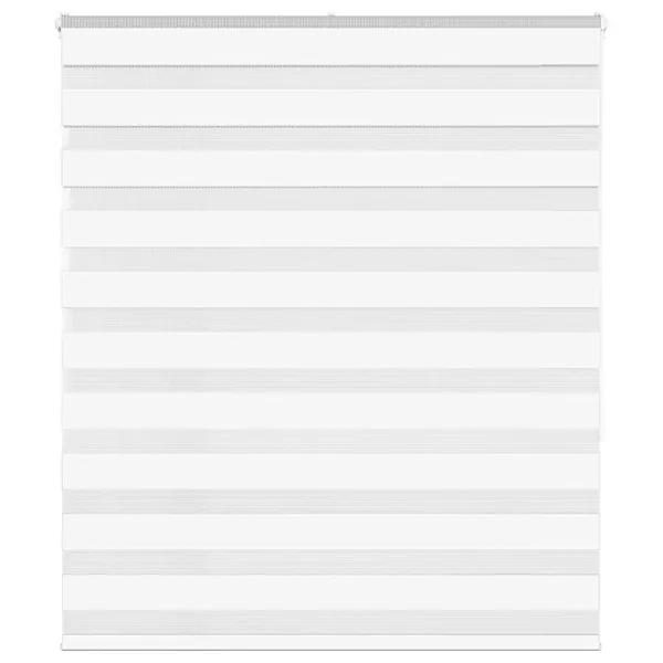 Store zèbre blanc 120x150 cm largeur du tissu 115,9cm polyester