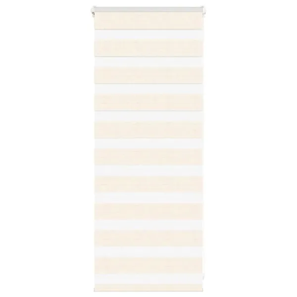 Store zèbre beige marbré largeur du tissu 55,9 cm polyester