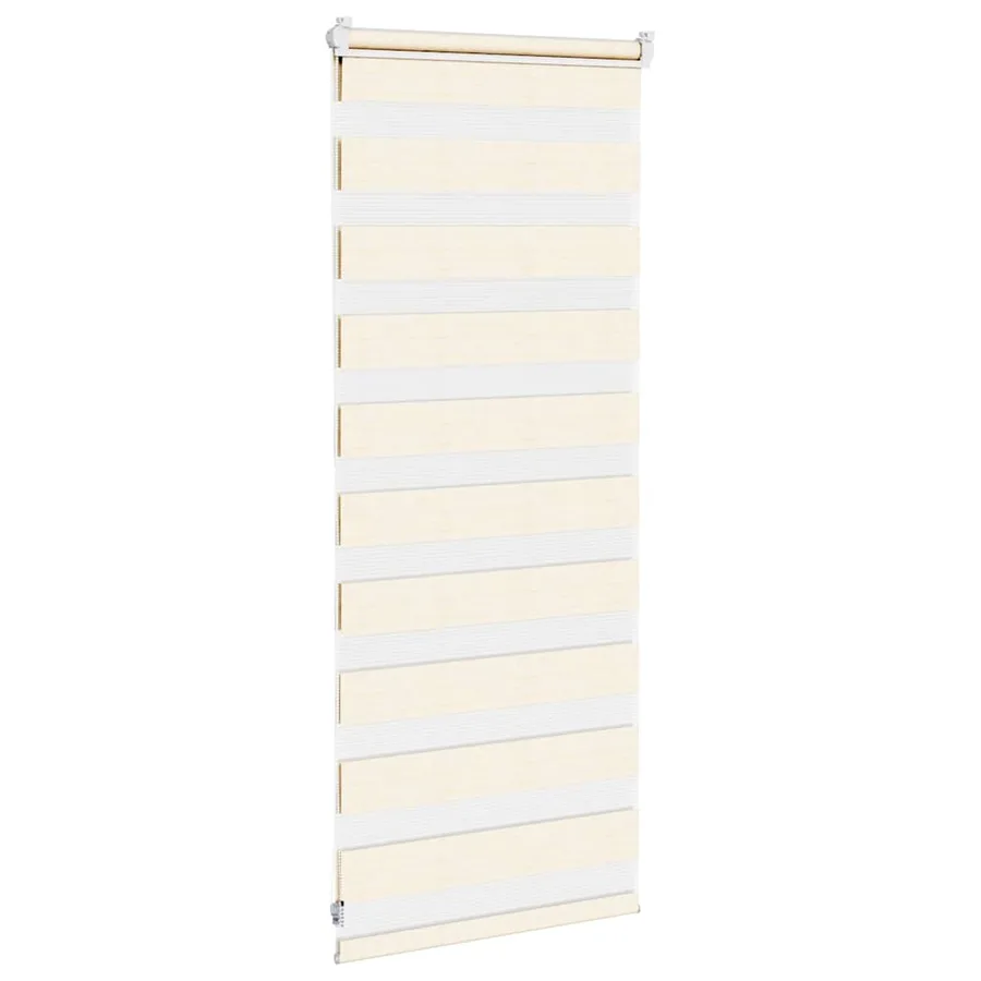 Store zèbre beige marbré largeur du tissu 55,9 cm polyester - 4