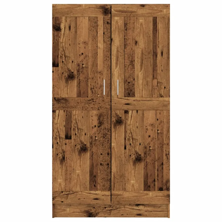 Bibliothèque vieux bois 82,5x30,5x150 cm bois d'ingénierie - 5