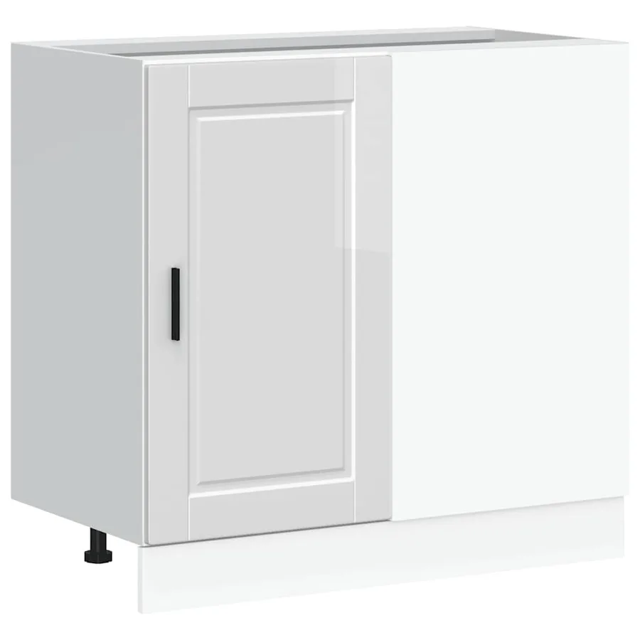 Meuble bas de cuisine « Porto » Bois d'ingénierie blanc brillant - 2