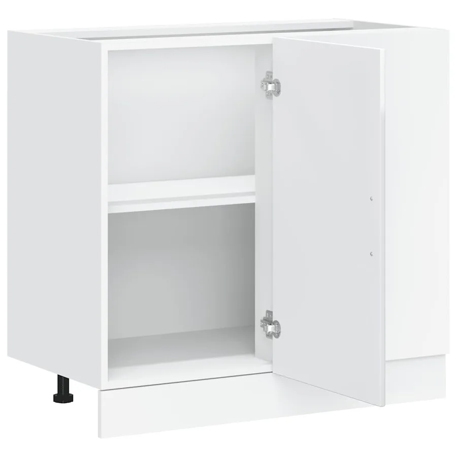 Meuble bas de cuisine « Porto » Bois d'ingénierie blanc brillant - 5