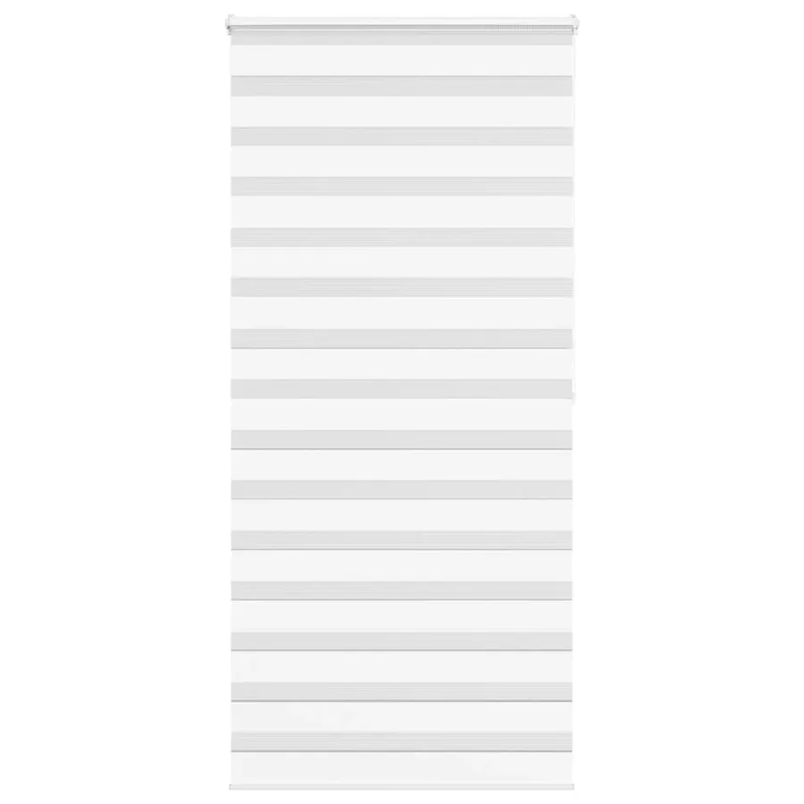 Store zèbre blanc 115x200 cm largeur du tissu 110,9cm polyester