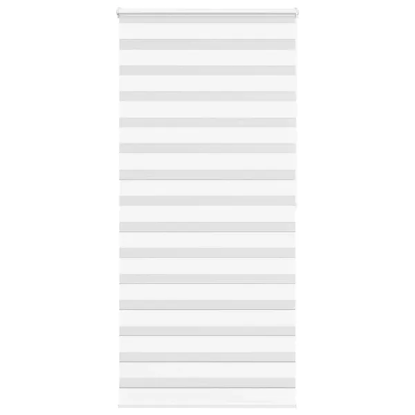 Store zèbre blanc 115x200 cm largeur du tissu 110,9cm polyester