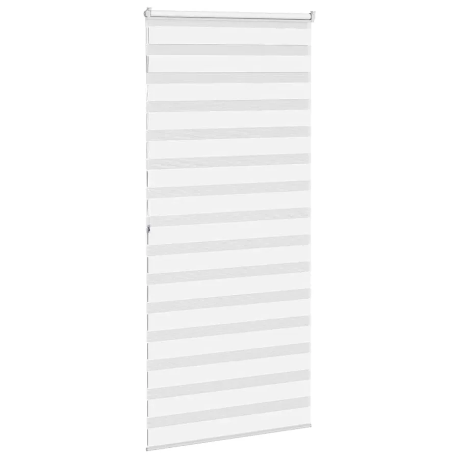 Store zèbre blanc 115x200 cm largeur du tissu 110,9cm polyester - 4