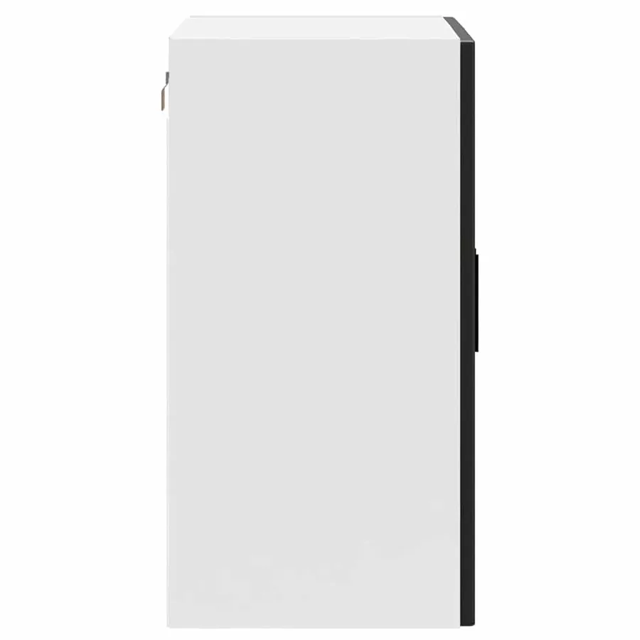 Armoire murale de cuisine avec porte en verre Porto noir - 6