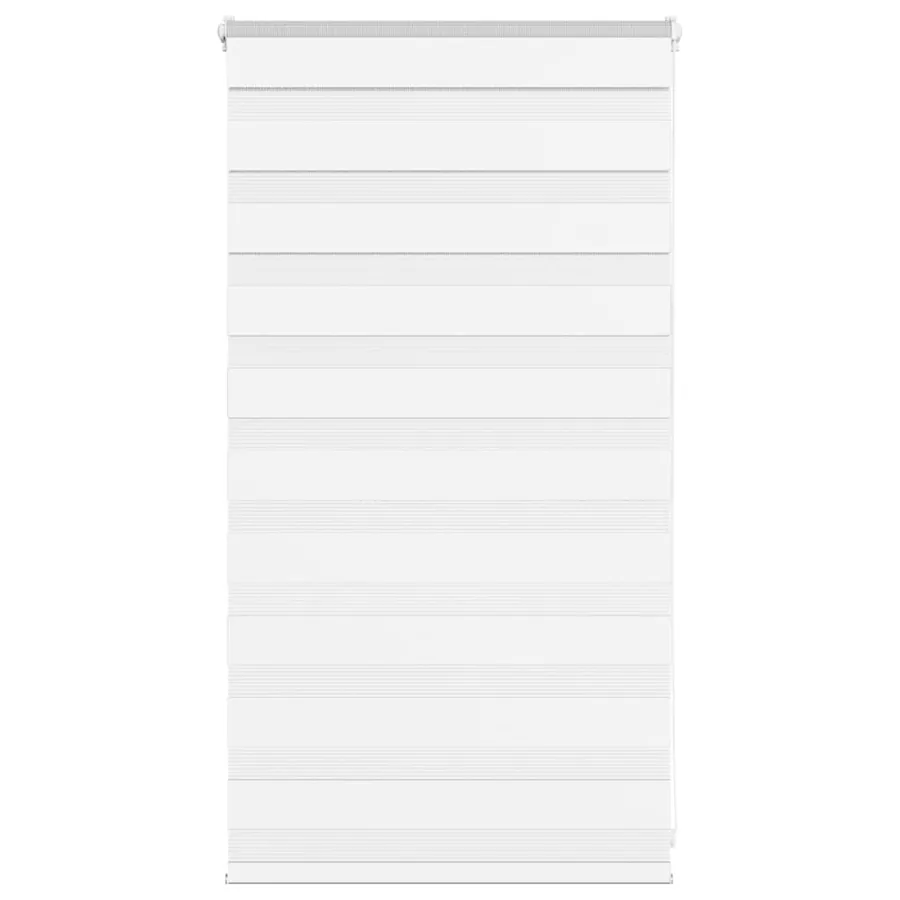Store zèbre blanc 80x100 cm largeur du tissu 75,9 cm polyester