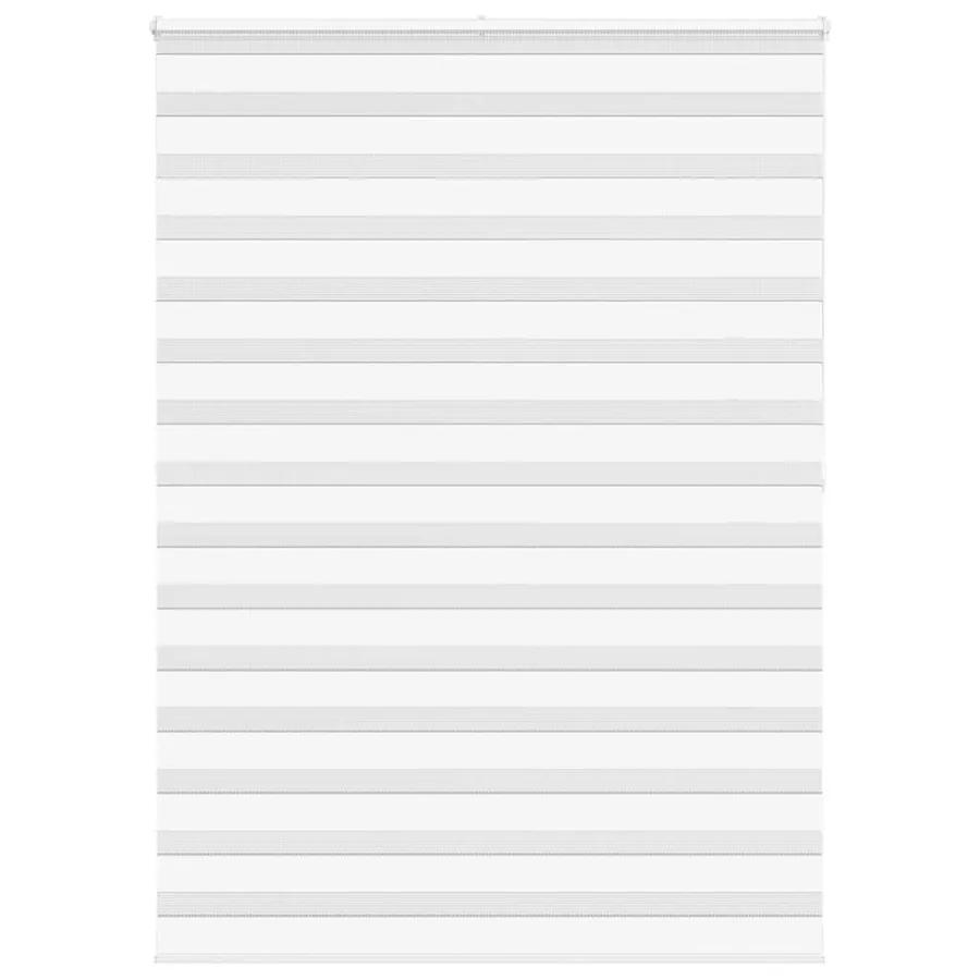 Store zèbre blanc 155x200 cm largeur du tissu 150,9cm polyester
