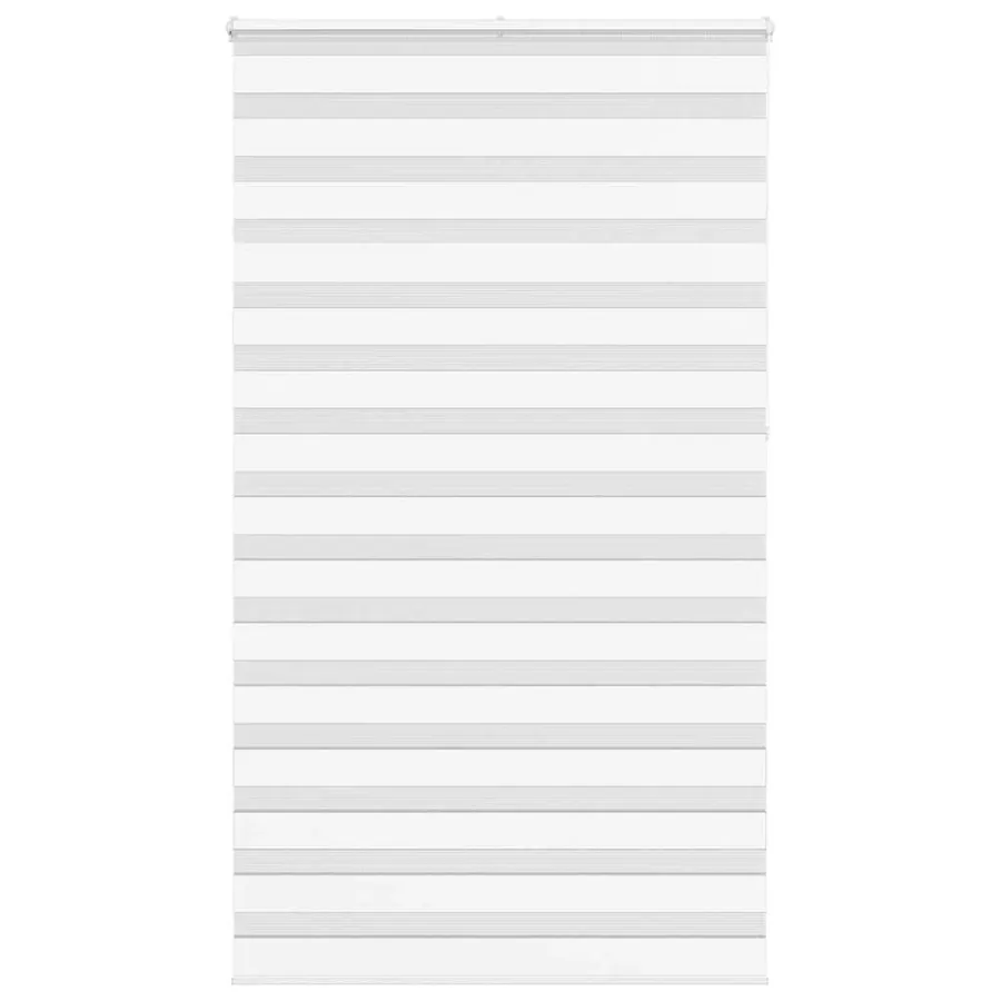 Store zèbre blanc 135x230 cm largeur du tissu 130,9cm polyester