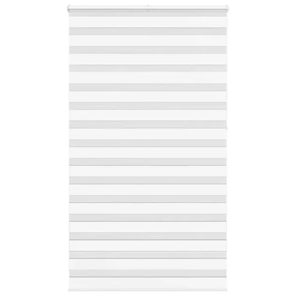 Store zèbre blanc 135x230 cm largeur du tissu 130,9cm polyester