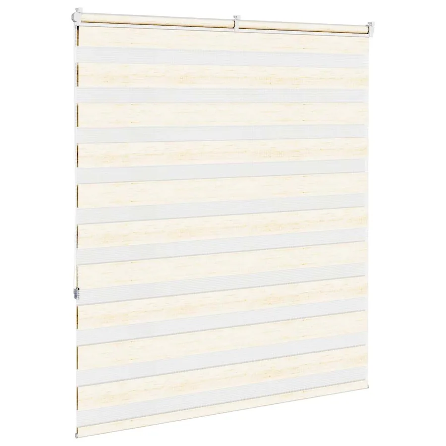 Store zèbre beige marbré largeur du tissu 115,9 cm polyester - 4