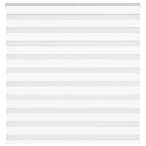 Store zèbre blanc 145x100 cm largeur du tissu 140,9cm polyester
