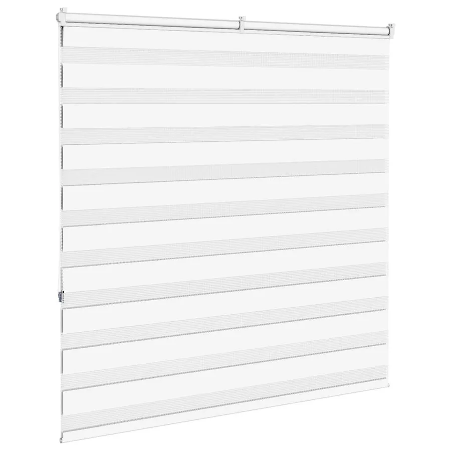 Store zèbre blanc 150x150 cm largeur du tissu 145,9cm polyester - 4