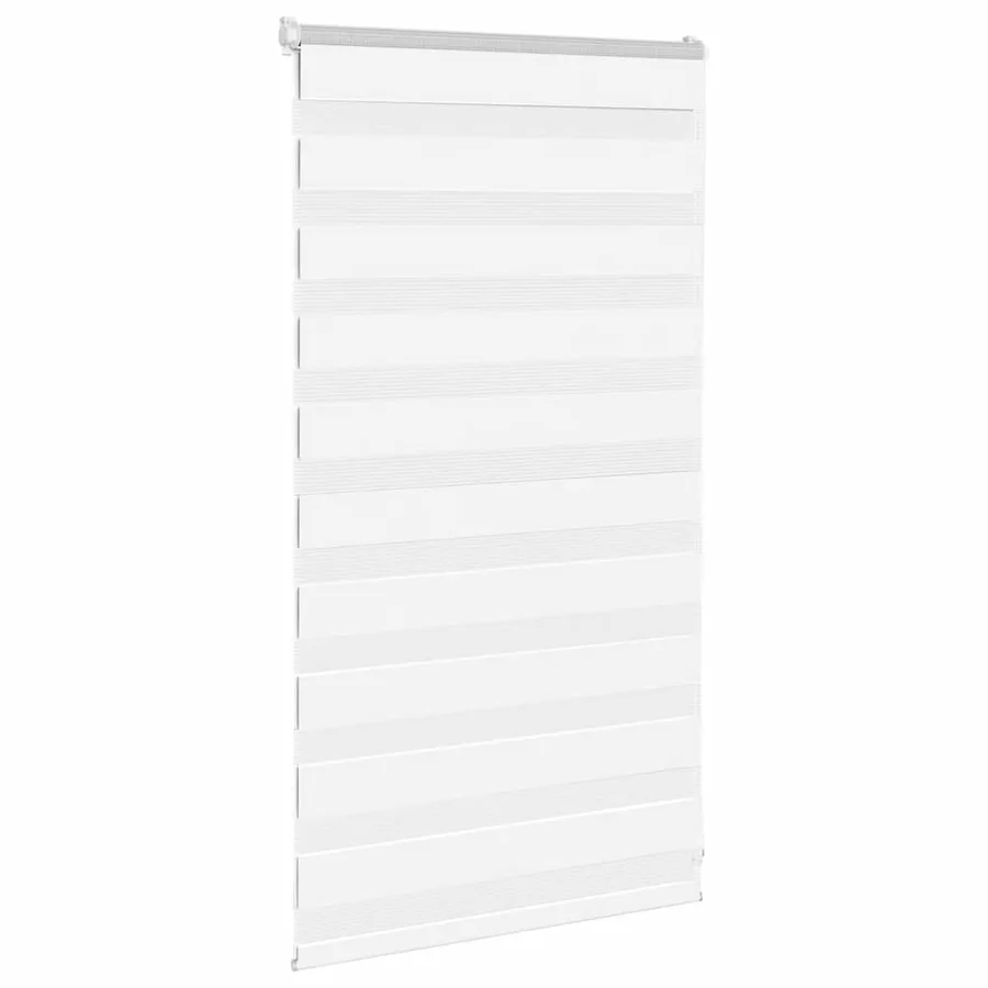 Store zèbre blanc 90x100 cm largeur du tissu 85,9 cm polyester - 3