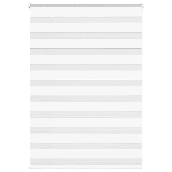 Store zèbre blanc 110x100 cm largeur du tissu 105,9cm polyester