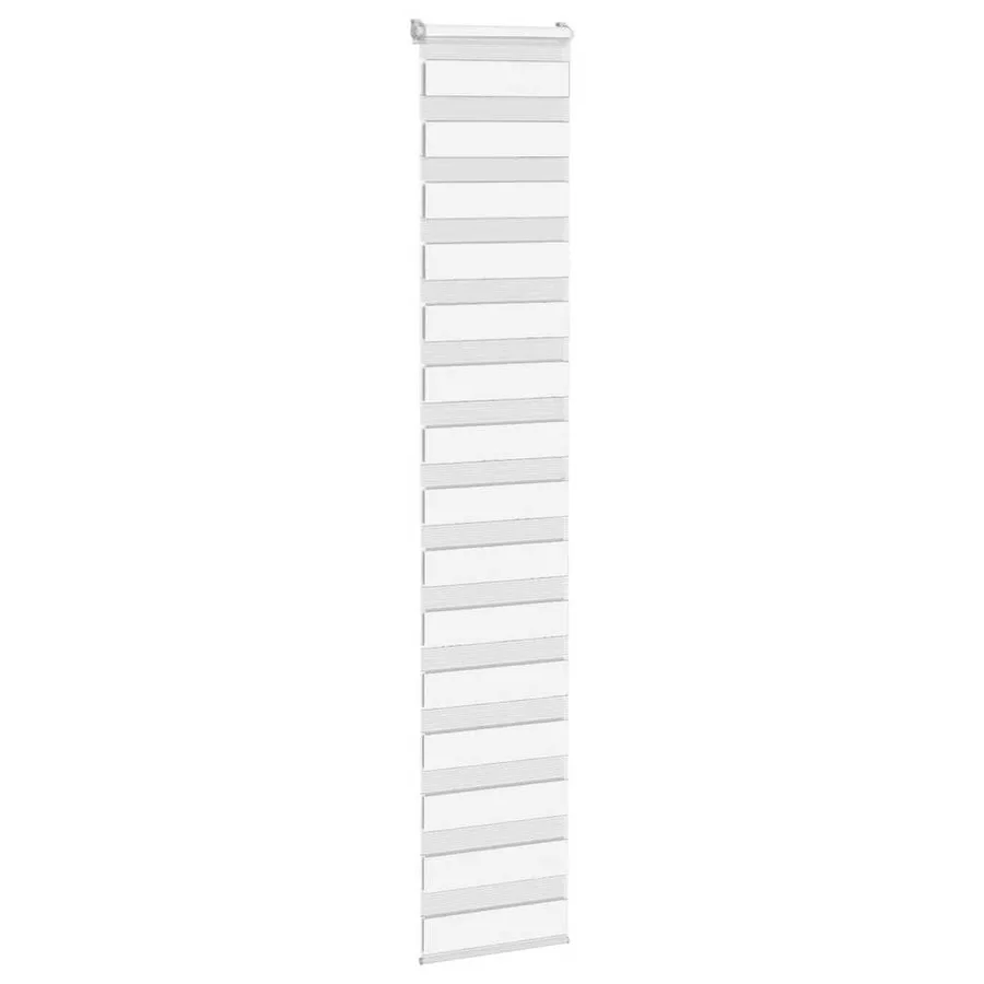 Store zèbre blanc 50x200 cm largeur du tissu 45,9 cm polyester - 3