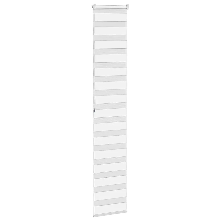 Store zèbre blanc 50x200 cm largeur du tissu 45,9 cm polyester - 4