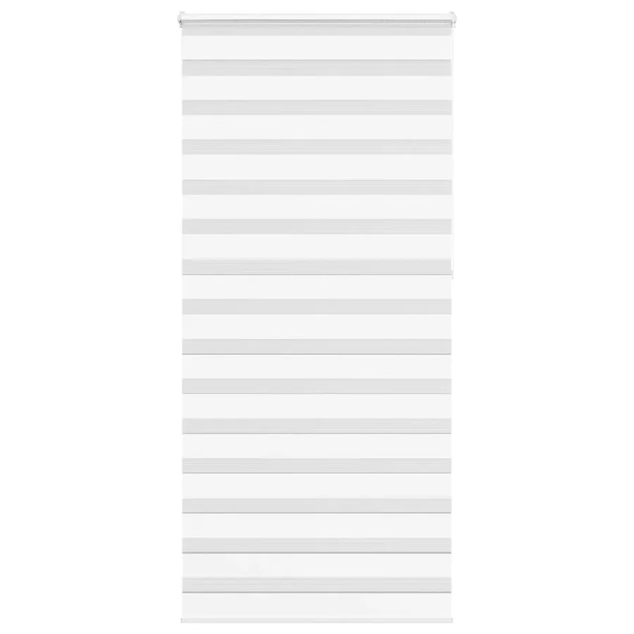 Store zèbre blanc 110x230 cm largeur du tissu 105,9cm polyester