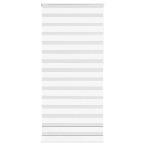 Store zèbre blanc 110x230 cm largeur du tissu 105,9cm polyester