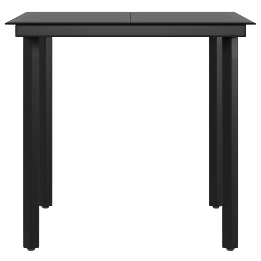 Ensemble à manger de jardin avec coussins 3 pcs Marron et noir - 6