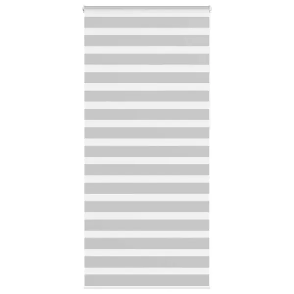 Store zèbre gris clair largeur du tissu 90,9 cm polyester