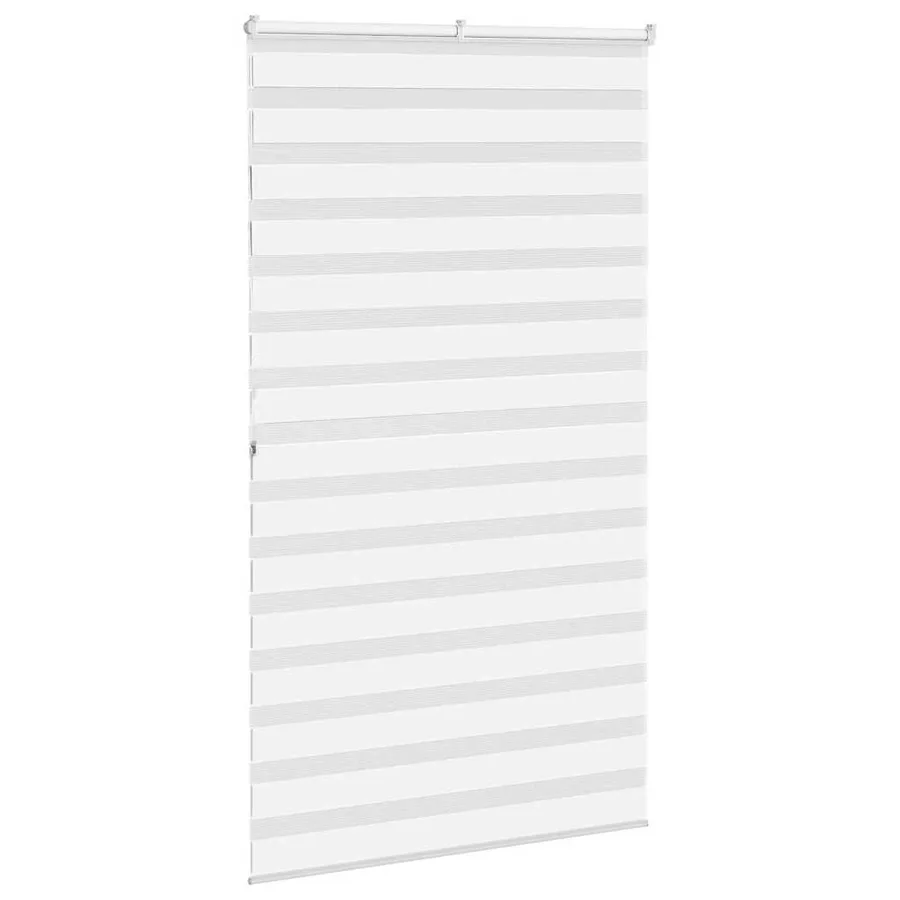 Store zèbre blanc 120x200 cm largeur du tissu 120,9cm polyester - 4