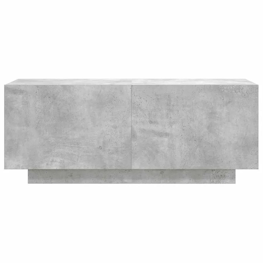 Meuble TV Gris béton 100x35x40 cm Bois d'ingénierie - 4