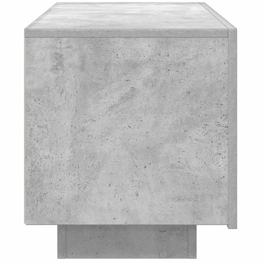 Meuble TV Gris béton 100x35x40 cm Bois d'ingénierie - 6