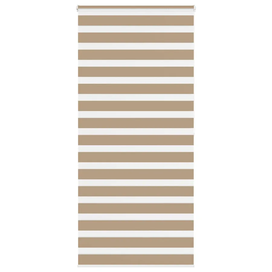 Store zèbre marron sable largeur du tissu 90,9 cm polyester