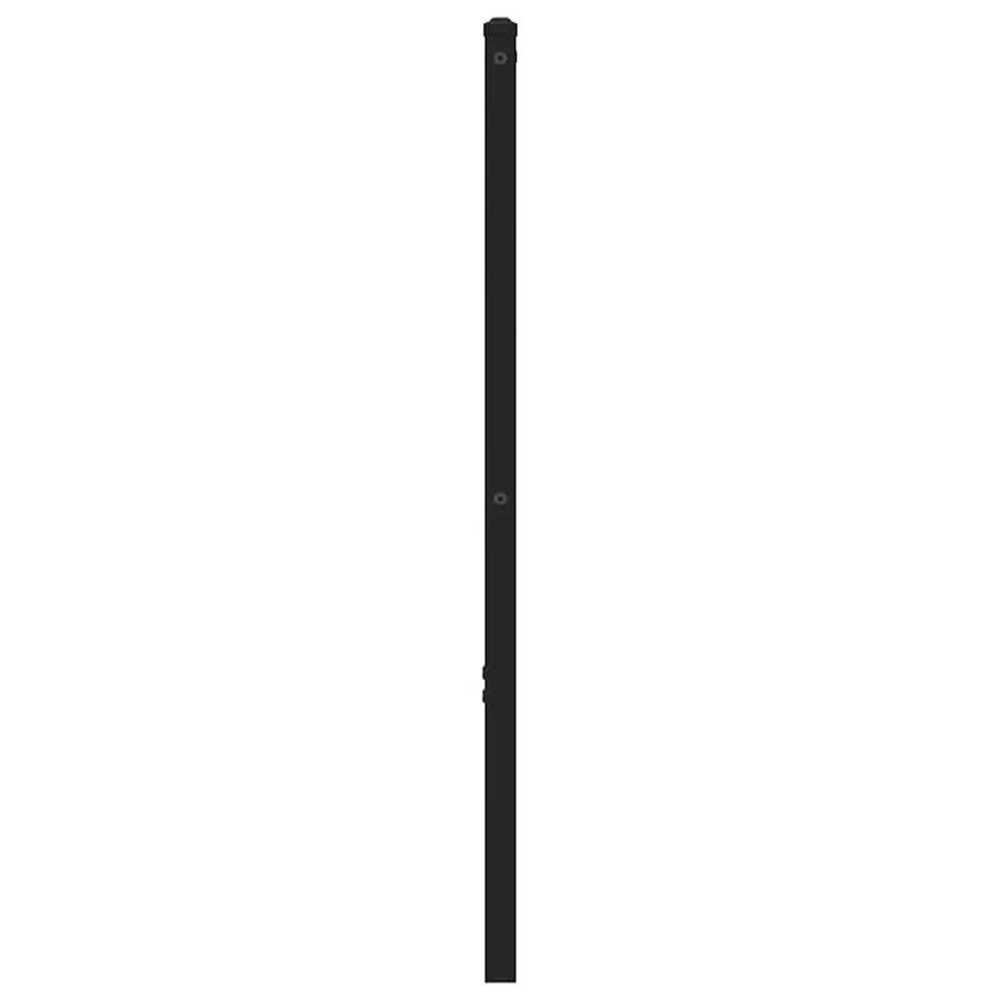 Tête de lit de remplacement chêne fumé 107 cm fer et bois d'ingénierie - 4
