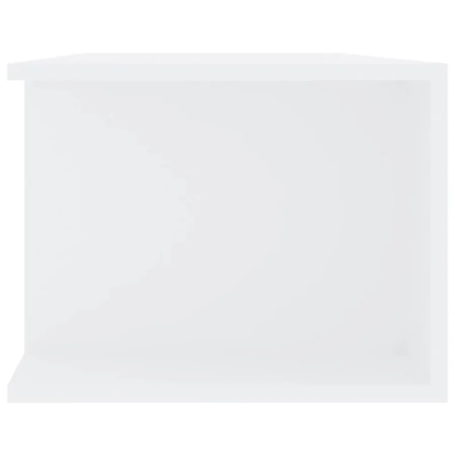 Meuble TV avec lumières LED blanc 135x39x30 cm - 9