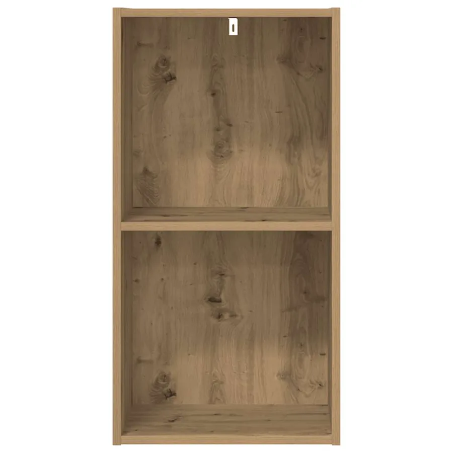 Bibliothèque chêne artisanal 40x30x77 cm bois d'ingénierie - 4