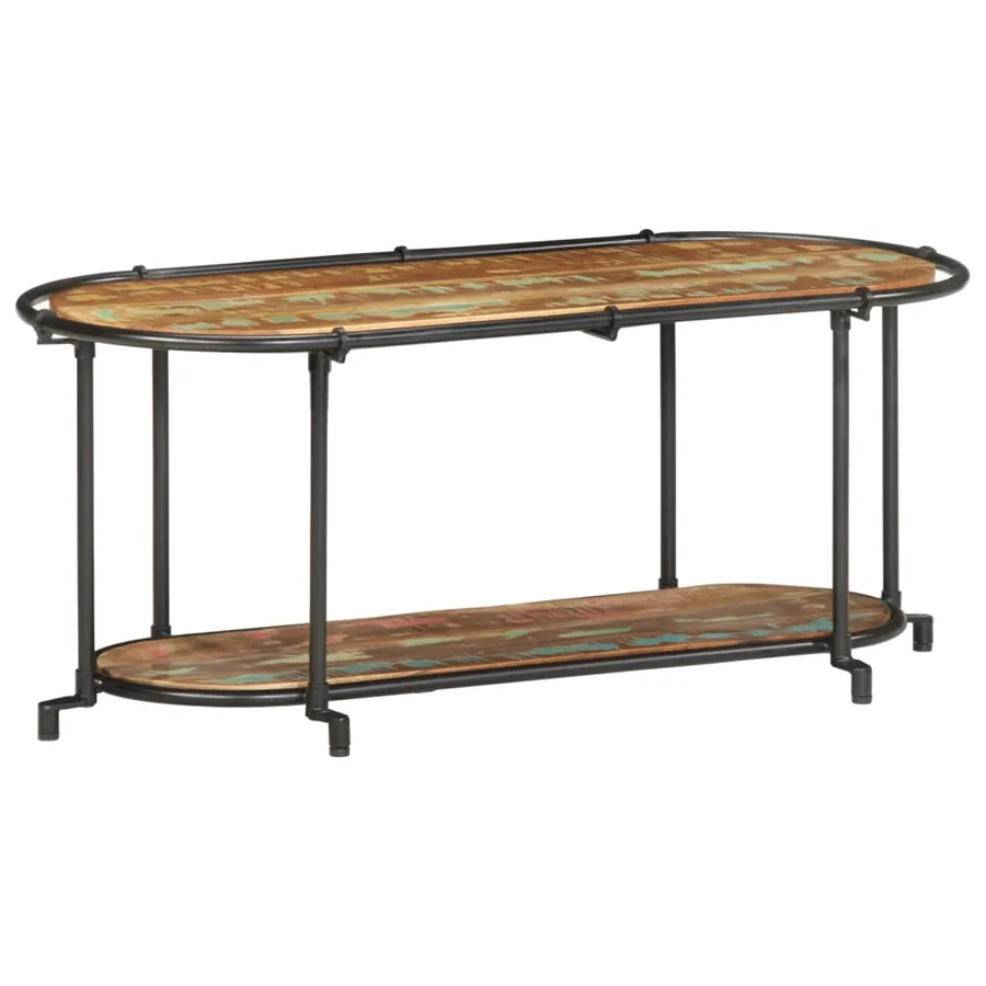 Meuble TV 100x42x40 cm Bois massif de récupération