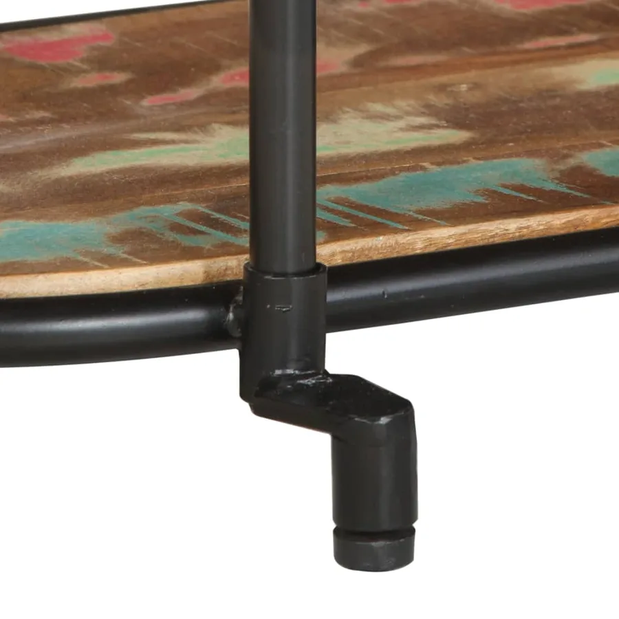 Meuble TV 100x42x40 cm Bois massif de récupération - 8