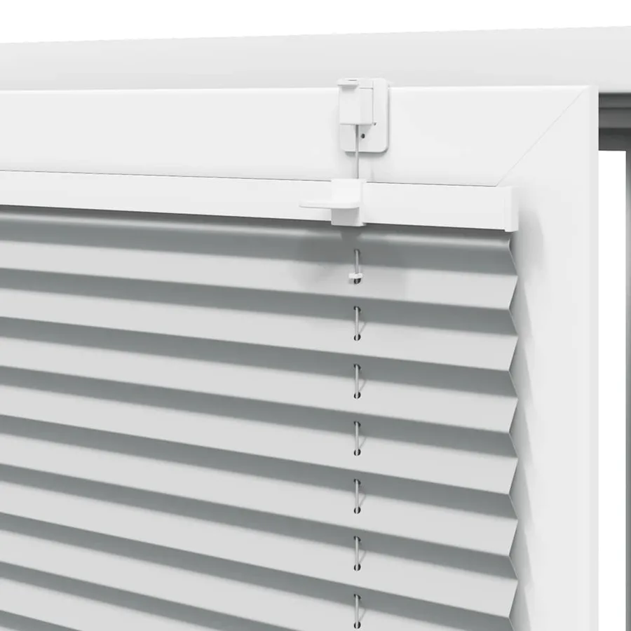 Store plissé gris clair 90x100 cm largeur du tissu 89,4 cm - 9