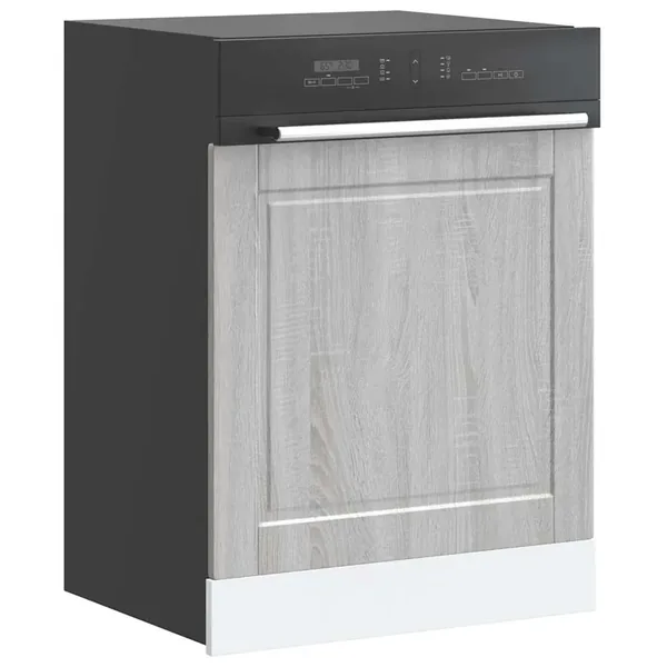 Panneau de lave-vaisselle Porto sonoma gris 60x1,5x57 cm