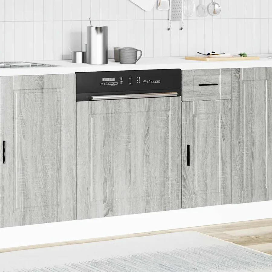 Panneau de lave-vaisselle Porto sonoma gris 60x1,5x57 cm - 3