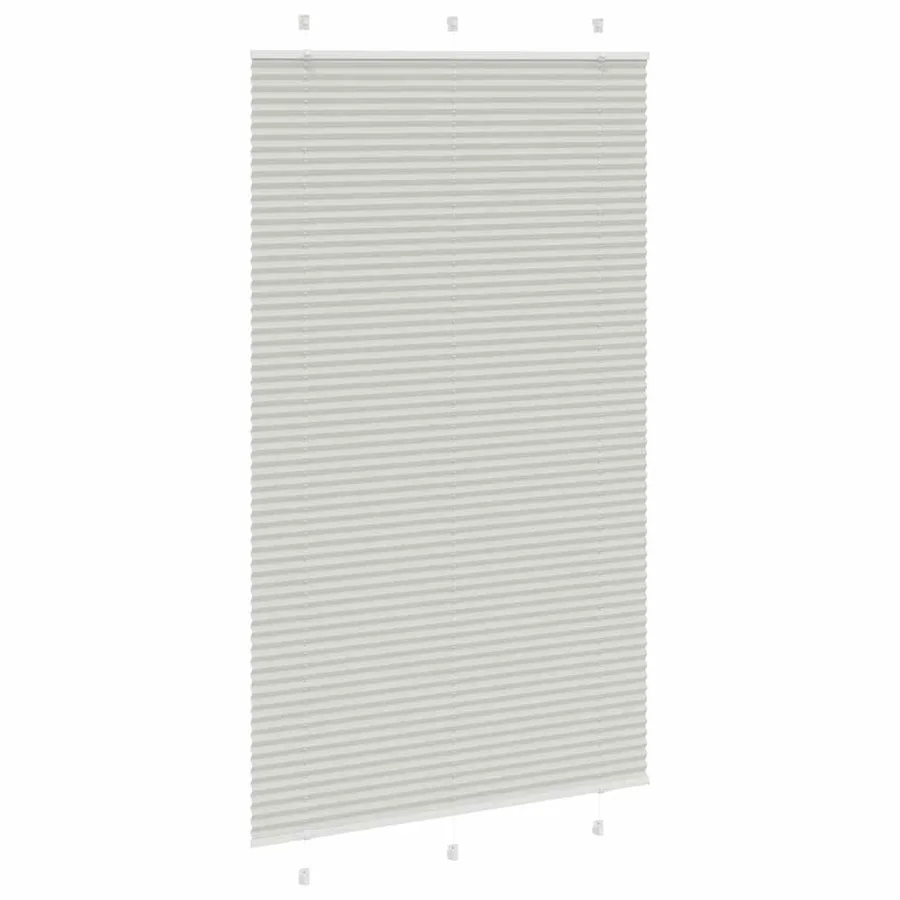 Store plissé gris clair 120x200cm largeur du tissu 119,4cm - 3