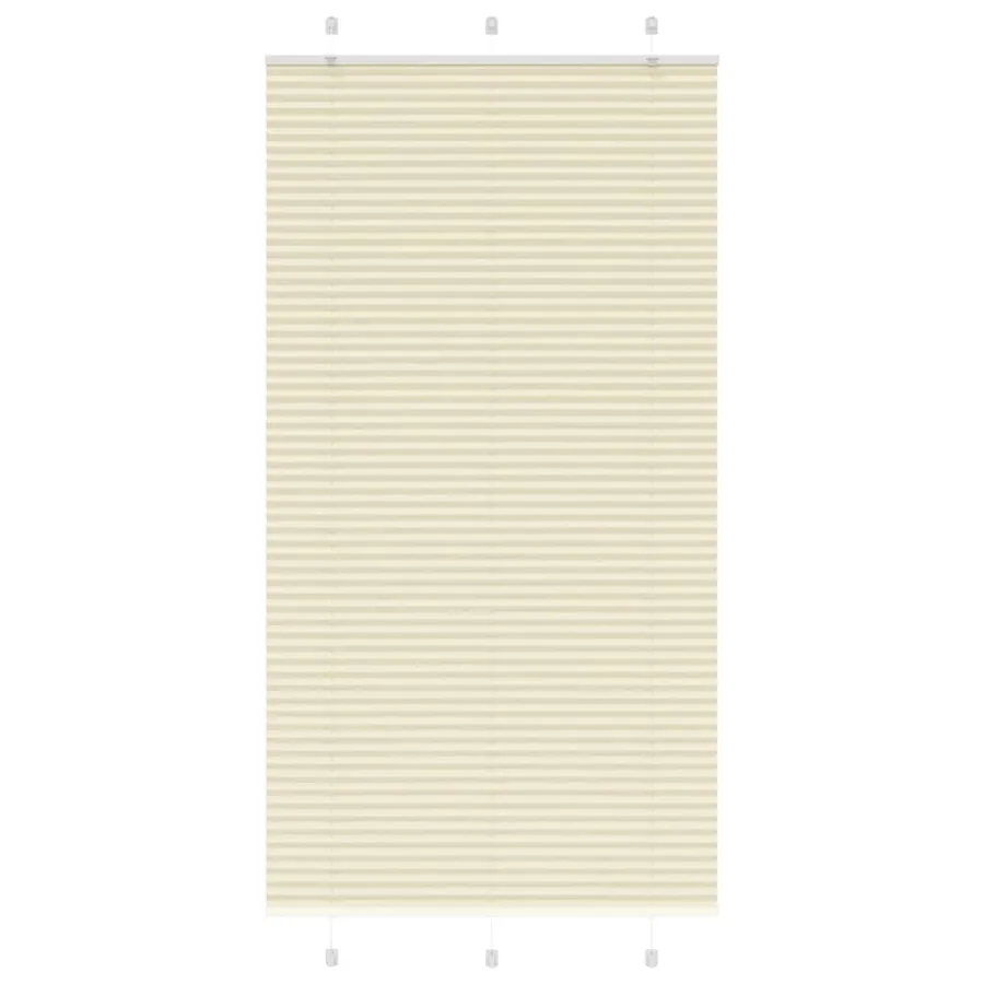 Store plissé crème 105x200cm largeur du tissu 104,4cm polyester
