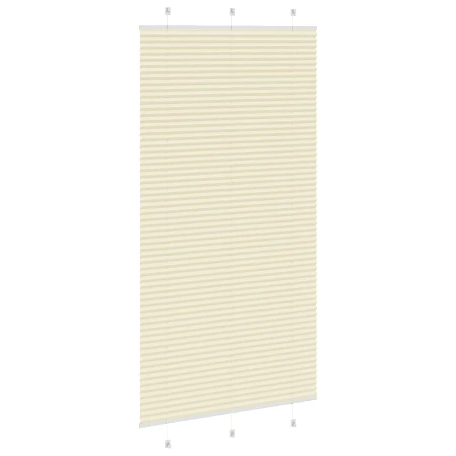 Store plissé crème 105x200cm largeur du tissu 104,4cm polyester - 4