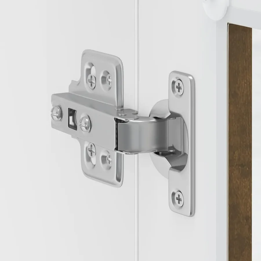 Armoire murale de cuisine avec porte en verre Porto chêne fumé - 11