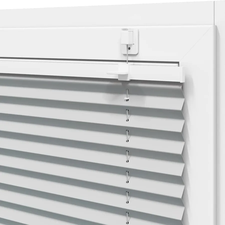 Store plissé gris clair 55x100 cm largeur du tissu 54,4 cm - 10